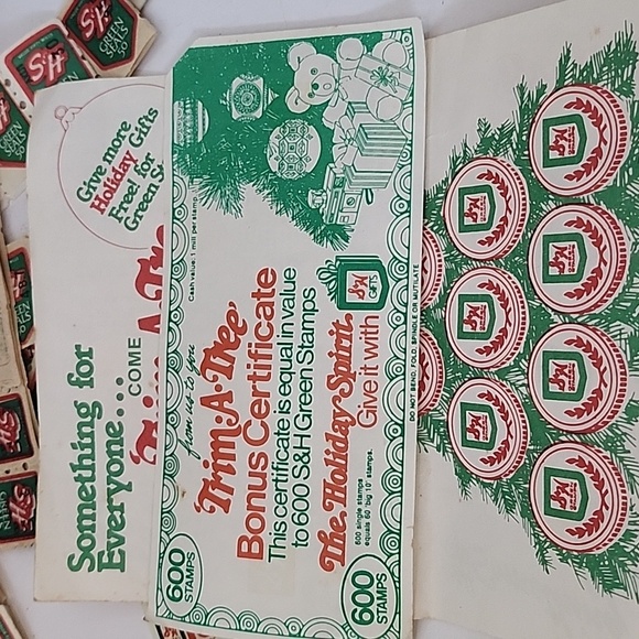 Vintage 80s S&H Green Stamps Lot W/ 1988 Catalog - Picture 9 of 13